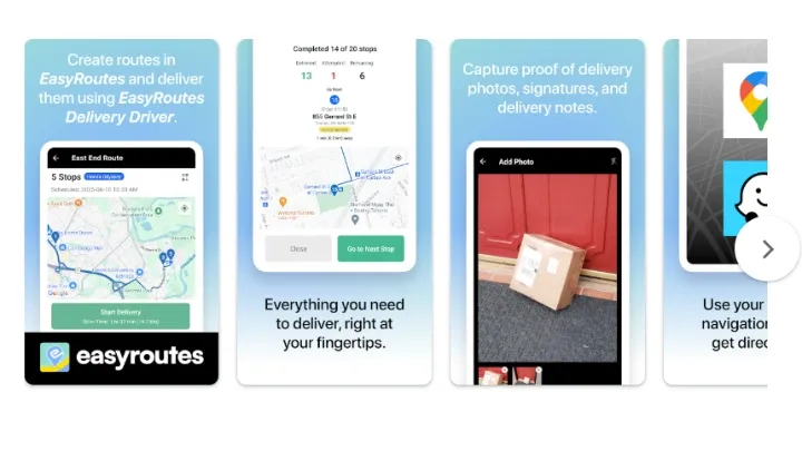 EasyRoutes Shopify delivery planning app for local merchants.