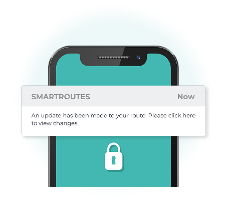 Driver app notification on mobile